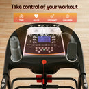 Efit Treadmill Electric Home Gym Fitness Exercise Machine w/ Massager 450mm - ONLINE ONLY