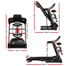 Efit Treadmill Electric Home Gym Fitness Exercise Machine w/ Massager 480mm - ONLINE ONLY