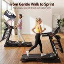 Efit Treadmill Electric Home Gym Fitness Exercise Machine w/ Massager 480mm - ONLINE ONLY