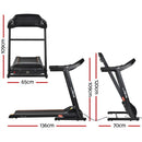 Efit Treadmill Electric Home Gym Fitness Exercise Machine Foldable 400mm - - ONLINE ONLY