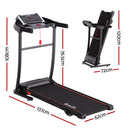 Efit Treadmill Electric Home Gym Fitness Exercise Machine Incline 400mm - ONLINE ONLY