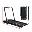EFit Treadmill Electric Walking Pad Under Desk Home Gym Fitness 420mm Remote - ONLINE ONLY