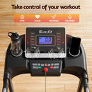 Efit Treadmill Electric Home Gym Fitness Exercise Machine Hydraulic 420mm - ONLINE ONLY