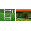 EFit 16FT Trampoline for Kids w/ Ladder Enclosure Safety Net Rebounder Orange- ONLINE ONLY