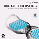 BULLET Electric Hoverboard Scooter 6.5 Inch Wheels, Colour LED Lighting, Carry Bag, Gen III Blue Galaxy  - ONLINE ONLY