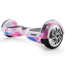 BULLET Electric Hoverboard Scooter 6.5 Inch Wheels, Colour LED Lighting, Carry Bag, Gen III Pink Cam  - ONLINE ONLY