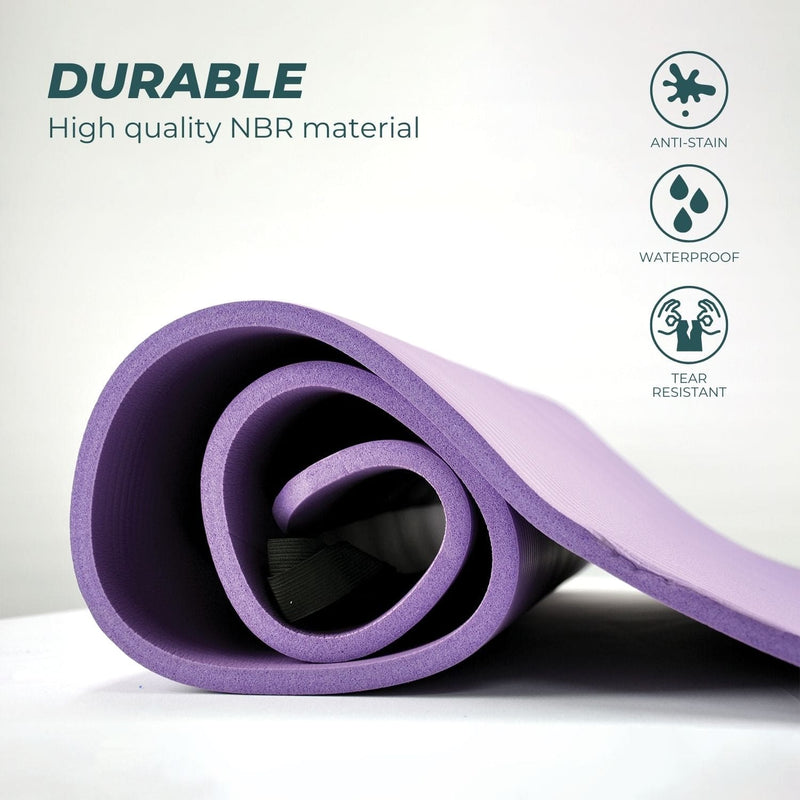 VP NBR Yoga Mat 2.0CM Purple - ONLINE ONLY