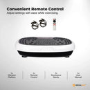 Social Hike 60cm Vibration Plate Machine Full Body Exercise Platform White - ONLINE ONLY