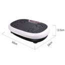 White Mini Vibration Platform - Magnet Therapy Vibrating Machine Exercise Plate - ONLINE ONLY