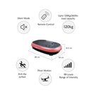Pink Mini Vibration Platform - Magnet Therapy Vibrating Machine Exercise Plate - ONLINE ONLY