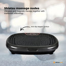 Black Mini Vibration Platform - Magnet Therapy Vibrating Machine Exercise Plate - ONLINE ONLY