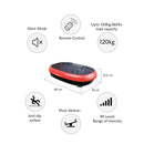 Red Mini Vibration Platform Magnet Therapy Vibrating Machine Exercise Plate - ONLINE ONLY