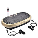 Gold Mini Vibration Platform Magnet Therapy Vibrating Machine Exercise Plate - ONLINE ONLY