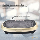Gold Mini Vibration Platform Magnet Therapy Vibrating Machine Exercise Plate - ONLINE ONLY