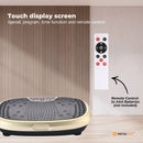 Gold Mini Vibration Platform Magnet Therapy Vibrating Machine Exercise Plate - ONLINE ONLY