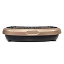 Gold Mini Vibration Platform Magnet Therapy Vibrating Machine Exercise Plate - ONLINE ONLY