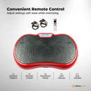 Social Hike Red Vibration Machine Platform - Exercise Plate Whole Body Workout - ONLINE ONLY