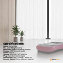 Social Hike Pink Vibration Machine Platform - Exercise Plate - Whole Body Workout - ONLINE ONLY