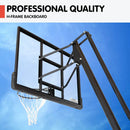 Kahuna Portable Basketball Hoop Ring Stand 56 Inch Height Adjustable 2.3m-3.05m Polycarbonate Backboard - ONLINE ONLY