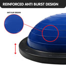 Powertrain 58cm Half Yoga Ball Balance Trainer Anti-Slip Stability Dome (Blue) - ONLINE ONLY
