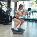 Powertrain 58cm Half Yoga Ball Balance Trainer Anti-Slip Stability Dome (Grey) - ONLINE ONLY