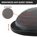 Powertrain 58cm Half Yoga Ball Balance Trainer Anti-Slip Stability Dome (Grey) - ONLINE ONLY