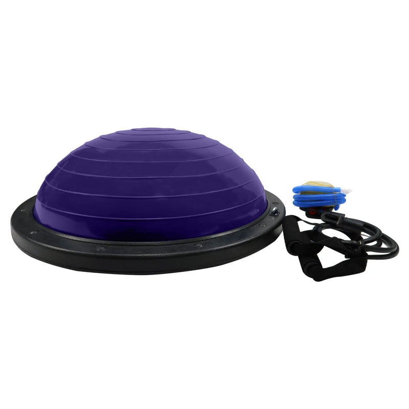 Powertrain Fitness Yoga Ball Home Gym Workout Balance Trainer Purple - ONLINE ONLY