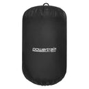 Powertrain Inflatable Air Barrel Gymnastics Roller 120cm x 75cm - Black PVC Tumbling Mat for Flips & Balance - ONLINE ONLY