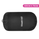 Powertrain Inflatable Air Barrel Gymnastics Roller 120cm x 75cm - Black PVC Tumbling Mat for Flips & Balance - ONLINE ONLY