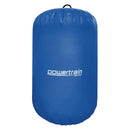 Powertrain Inflatable Air Barrel Gymnastics Roller 120cm x 75cm - Blue PVC Tumbling Mat for Flips & Balance - ONLINE ONLY