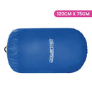 Powertrain Inflatable Air Barrel Gymnastics Roller 120cm x 75cm - Blue PVC Tumbling Mat for Flips & Balance - ONLINE ONLY