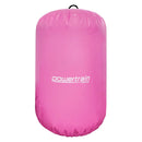 Powertrain Inflatable Air Barrel Gymnastics Roller 120cm x 75cm - Pink PVC Tumbling Mat for Flips & Balance - ONLINE ONLY