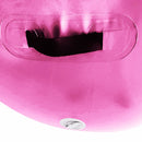Powertrain Inflatable Air Barrel Gymnastics Roller 120cm x 75cm - Pink PVC Tumbling Mat for Flips & Balance - ONLINE ONLY