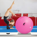 Powertrain Inflatable Air Barrel Gymnastics Roller 120cm x 75cm - Pink PVC Tumbling Mat for Flips & Balance - ONLINE ONLY