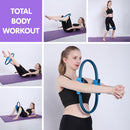 Powertrain Pilates Ring Band Yoga Home Workout Exercise Band Blue - ONLINE ONLY