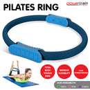 Powertrain Pilates Ring Band Yoga Home Workout Exercise Band Blue - ONLINE ONLY