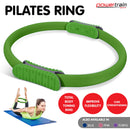 Powertrain Pilates Ring Band Yoga Home Workout Exercise Band Green - ONLINE ONLY