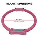 Powertrain Pilates Ring Band Yoga Home Workout Exercise Band Pink - ONLINE ONLY