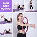 Powertrain Pilates Ring Band Yoga Home Workout Exercise Band Pink - ONLINE ONLY