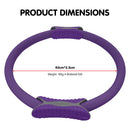 Powertrain Pilates Ring Band Yoga Home Workout Exercise Band Purple - ONLINE ONLY