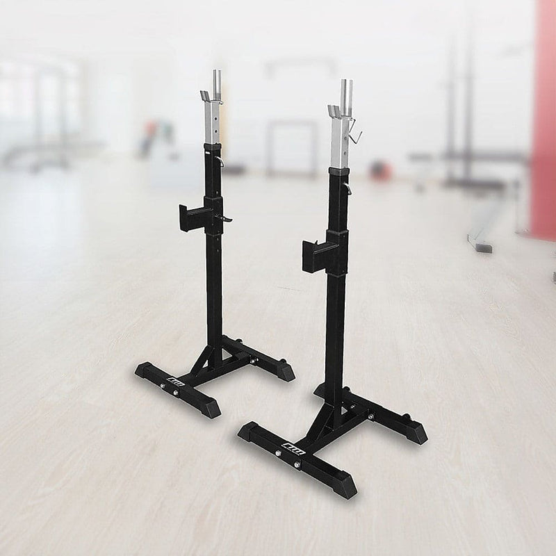 Squat Rack Stand Pair Bench Press Weight Lifting Barbell (Online Only)