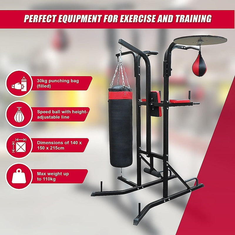 Power Boxing Station Stand Gym Speed Ball Punching Bag [ONLINE ONLY]