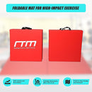 Folding Red Exercise Mat – Gymnastics, Martial Arts, Yoga, Karate & Judo Training - ONLINE ONLY