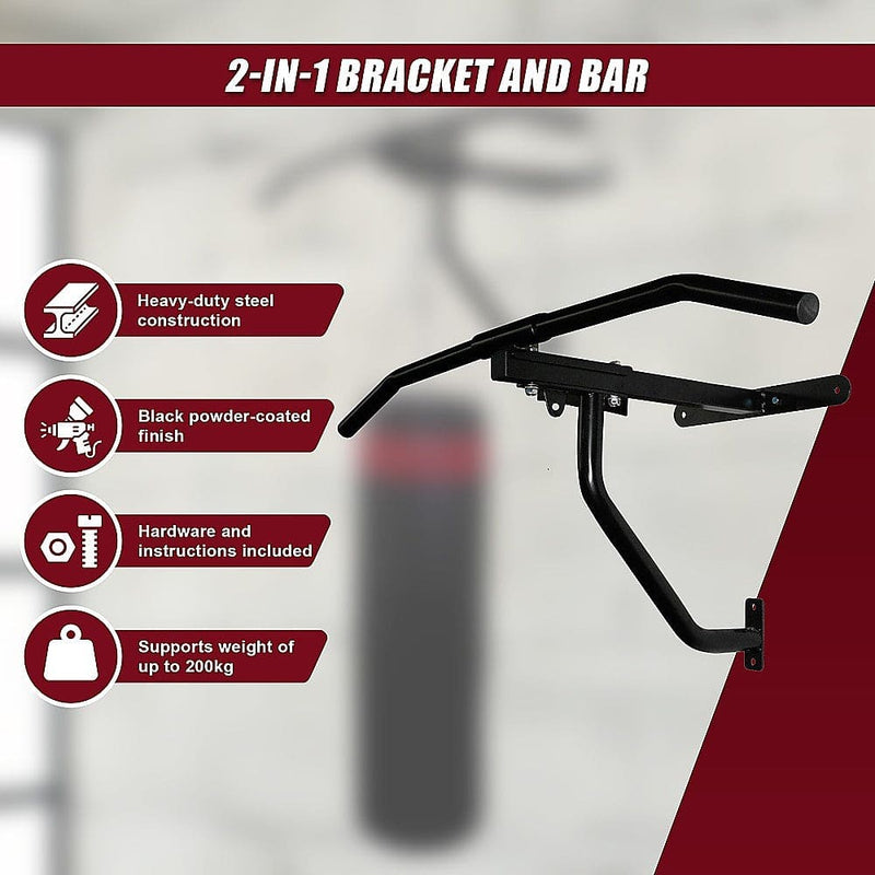 Wall Chin Up Pull Up Bar Punching Bag SpeedBall Station [ONLINE ONLY]