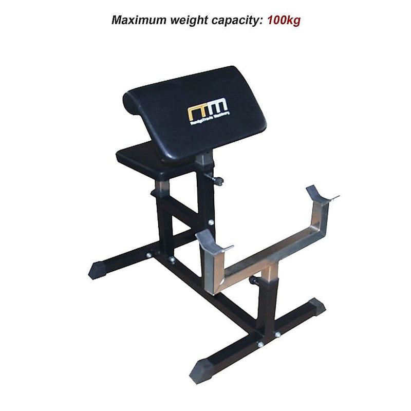 Preacher Curl Bench Weights Commercial Bicep Arms - ONLINE ONLY