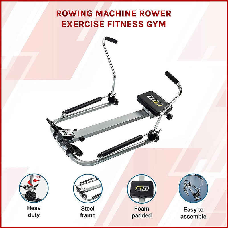 Rowing Machine Rower Exercise Fitness Gym (Online Only)