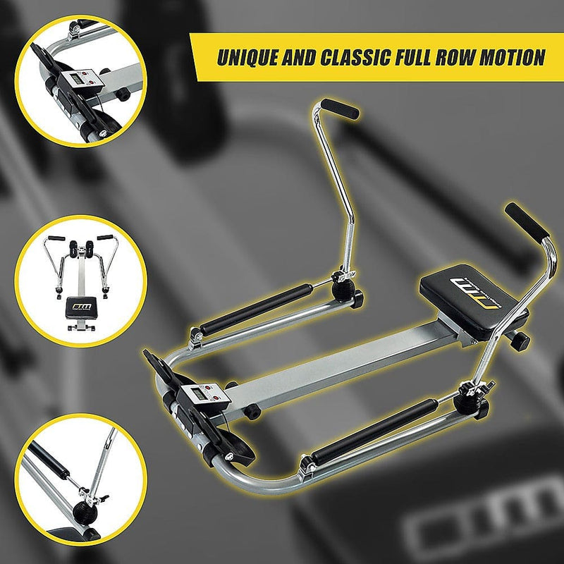 Rowing Machine Rower Exercise Fitness Gym (Online Only)