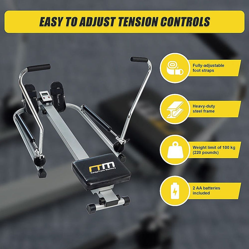 Rowing Machine Rower Exercise Fitness Gym (Online Only)