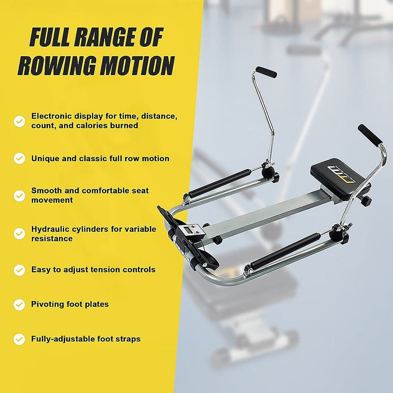 Rowing Machine Rower Exercise Fitness Gym (Online Only)