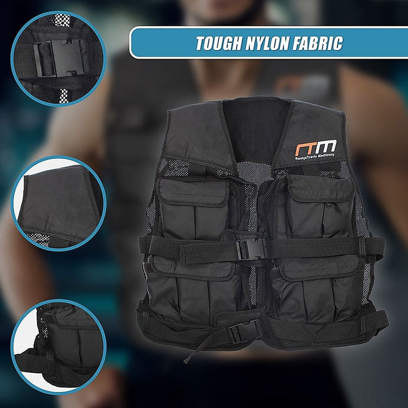 20LBS Weighted Weight Gym Exercise Training Sport Vest [ONLINE ONLY]